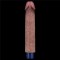 Vibrator Reincarcabil Real Softee, Brun Deschis, 22.5 cm