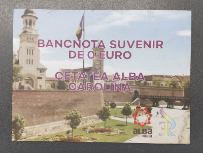 Pliant souvenir 0 Euro Cetatea Alba foto