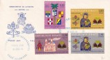 FILATELIE TEMATICA - PLIC HAITI RELIGIE FDC AIR MAIL