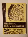 Eugen Munteanu - Studii de lexicologie biblică