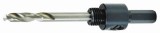 Tija pilot pentru lemn &Oslash;14-30mm 1/2&rdquo; cu burghiu, Raider 157800