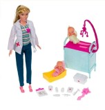 Papusa Pediatru cu 2 bebelusi si accesorii incluse