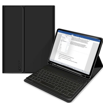 Husa Tech-Protect Sc Pen + Tastatura pentru Apple iPad 10.9 10/2022 Negru foto