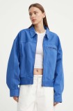 G-Star geacă din denim femei, de tranziție, oversized, D24569-D300