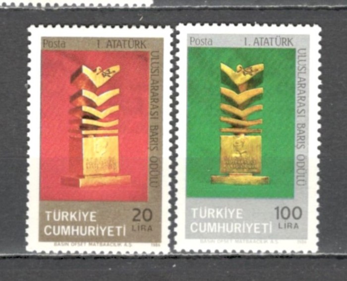 Turcia.1986 Premiul ptr. pace Ataturk ST.129
