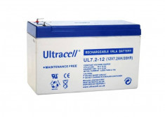 Ultracell Acumulator UPS Ultracell 12V , 7.2Ah , UL7.2-12 foto