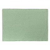 Suport Farfurii, Bumbac, Model Reliefat, Franjuri Scurte, Verde Menta, 42x30cm