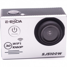 Camera video sport E-Boda, FullHD, Wi-Fi, Waterproof, 12MP, Gri foto