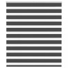 Gossi jaluzea tip zebra neagra latime tesatura 120,9 cm poliester