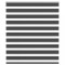 Gossi jaluzea tip zebra neagra latime tesatura 120,9 cm poliester