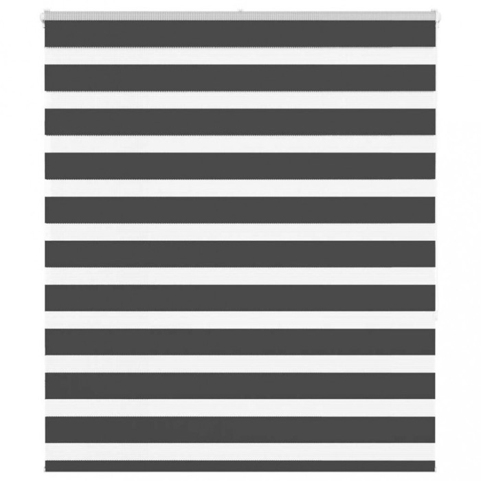 Gossi jaluzea tip zebra neagra latime tesatura 120,9 cm poliester