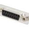 Conector D-Sub 15 pini soclu mamă PCB drept THT