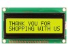Afișaj LCD alfanumeric 16x2 galben-verde LED