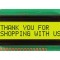 Afișaj LCD alfanumeric 16x2 galben-verde LED