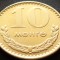 Moneda exotica 10 MENGE / MONGO - MONGOLIA, anul 1977 * cod 3401