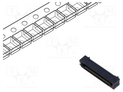Conector PCB-PCB mamă PIN 50 0,8mm ERF8 aurit SMT 1,4A SAMTEC foto