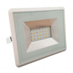 Proiector tip reflector LED SMD, 20 W, 6500 K, IP65, Alb foto