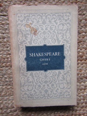SHAKESPEARE-Opere 4 -Imblanzirea scorpiei Henric al IV lea Partea I Henric al IV lea Partea II foto