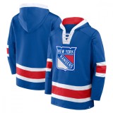 New York Rangers hanorac de bărbați cu glugă Mens Laced Hockey - L