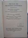 The war and the russian government - Paul P. Gronsky