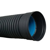 Teava corugata SN4 800 pentru canalizare PVC BUCATA DE 1 METRU