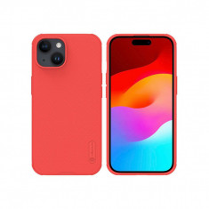 Husa Compatibila cu Apple iPhone 15 - Nillkin Super Frosted Shield Pro - Red