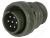 Conector circular Amphenol 7 pini tată lipire 13A pe cablu
