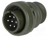 Conector circular Amphenol 7 pini tată lipire 13A pe cablu