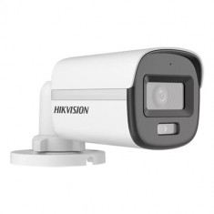 Camera supraveghere ColorVu Dual Light 2 Megapixeli Lentila 2.8mm Infrarosu 20m, Lumina Alba 20m, HIKVISION DS-2CE10DF0T-LFS-2.8mm SafetyGuard Surveil