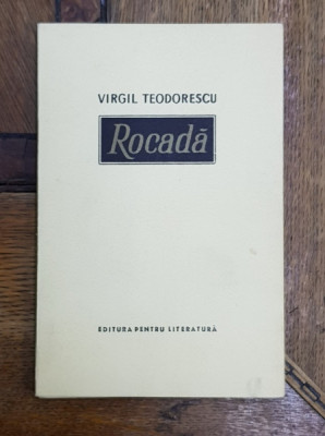 Rocada de Virgil Teodorescu - Bucuresti, 1966 *Dedicatie foto