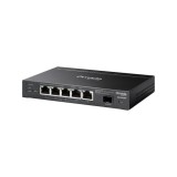 Cumpara ieftin Switch L2+, 5 x RJ45 1G (4 x PoE+), 1 x SFP 1G, Budget PoE 63W, Management - TP-Link Omada SG2206MP