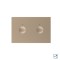 Modul intrerupator dublu cap scara / cap cruce cu touch Livolo standard Italian, Serie noua SmartElectro IntelligentHouse