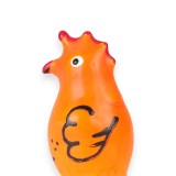 Prezervativ decorativ artistic CONDOMERIE Rooster Model 1, pictat manual, stil boem, din latex