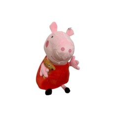 Jucarie de plus, personajul Peppa Pig, rosu, 25cm
