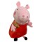 Jucarie de plus, personajul Peppa Pig, rosu, 25cm