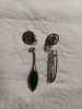 Lot Argint Vintage: 2 Insigne + 2 Pandantive Argint, Total 6.1g - Bijuterii Antice