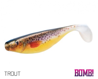 Shad Bomb Hypno 9 cm. culoare Trout - Delphin foto
