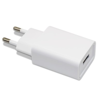 Incarcator Retea Fast Charge pentru Telefon, Flippy, Capat de Incarcare pentru Gadgeturi 5V2A, Port USB-B, Adaptor pentru Telefon Standard UE, Alb foto