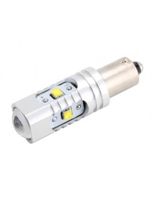 Led auto Alb H21W, BAY9S, Canbus 30W, 12-24V, Leduri CREE foto