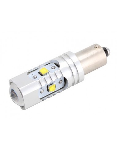 Led auto Alb H21W, BAY9S, Canbus 30W, 12-24V, Leduri CREE