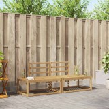 vidaXL Set de canapele de exterior 2 pcs Alb 182,5 x 63 x 73 cm 3388173