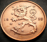 Cumpara ieftin Moneda istorica 10 PENNIA - FINLANDA, anul 1938 *cod 4442 - RARA in A.UNC, Europa