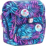 Ghiozdan neechipat Comfy, dimensiune 33 x 27 x 18 cm, motiv Colorful Tropical 2, Belmil