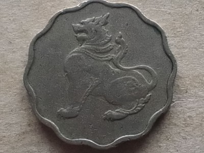 BIRMANIA-5 PYAS 1953 foto