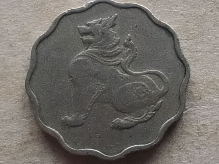 BIRMANIA-5 PYAS 1953