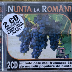 Nunta la Români, dublu CD cu muzică Sigilat în folie