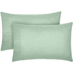 Set 2 huse perna din damasc, densitate 130 g/mp, Vernil, 70/70cm