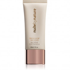 Nude by Nature Sheer Glow BB Cream crema BB cu efect de iluminare culoare 02 Soft Sand 30 ml