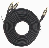 CABLU audio GEMBIRD stereo (3.5 mm jack la 2 x RCA), 1.5m, conectori auriti, &amp;quot;CCA-352-1.5M&amp;quot; (timbru verde 0.08 lei)