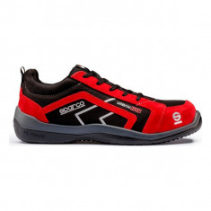 Safety Footwear Sparco Urban EVO 07518 Negru/Roșu - Mărime la picior 43